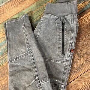 Dovetail Workwear Christa work pants in grey- Size 2/4